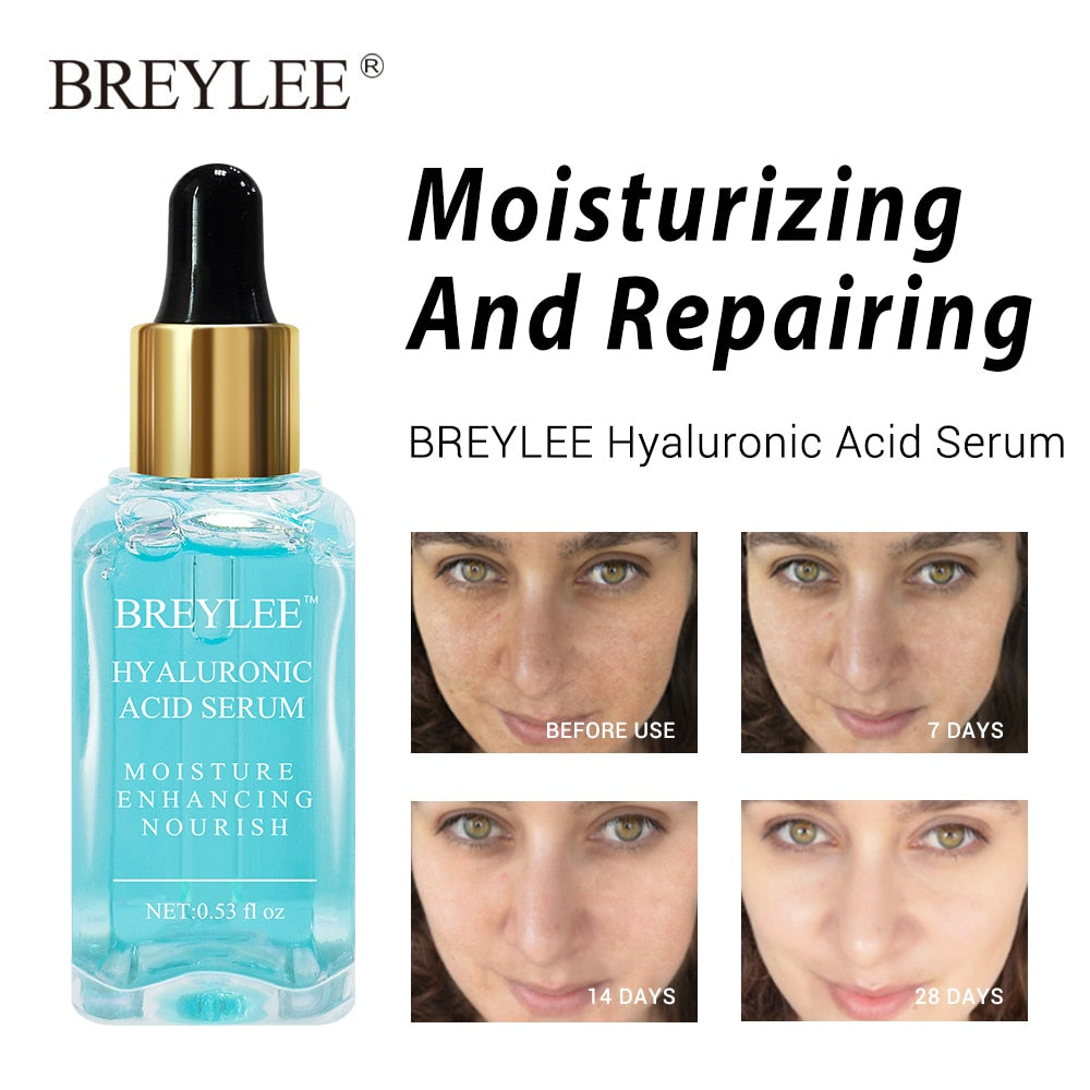 BREYLEE Serum Series Vitamin C Hyaluronic Acid whitening Face Skin Care Rose Nourish Firm Soothing Repair Essence