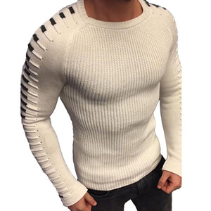 Autumn Winter Sweater Men 2021 Spring New Casual Pullover Men Long Sleeve O-Neck Patchwork Knitted Solid Men Sweaters Size M-3XL