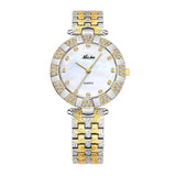 MISSFOX Women Watches Luxury Brand Fashion Casual Ladies Watch Women Quartz Diamond Geneva Lady Bracelet Wrist Watches For Women