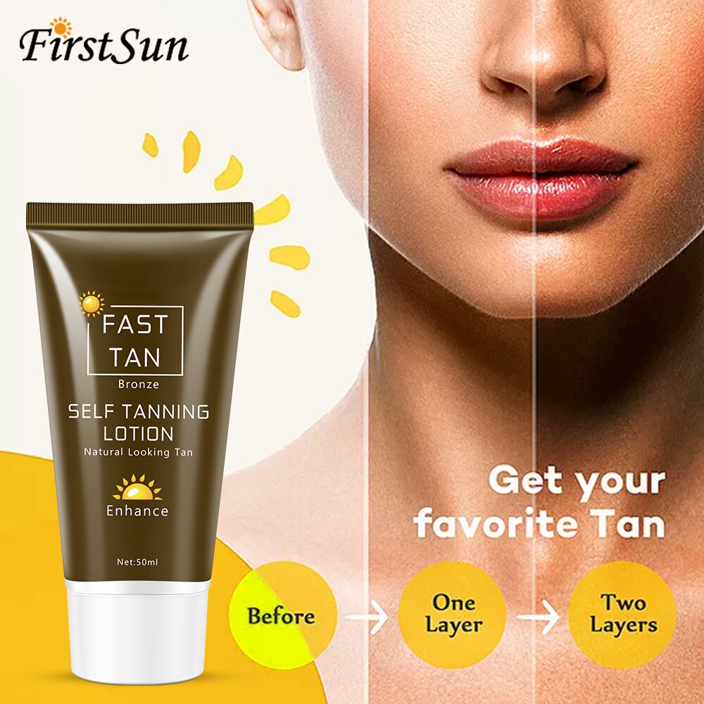 Sun Tan Oil Self Tanner Solarium Cream Tanning Salon Bronzer for The Body Sunblock Makeup Foundation Fast Spray Tanner Lotion