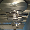 Pendant light Modern lighting Chandelier Chrome Suspension Lamp ABS Glass Room Decorative Lamp