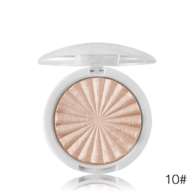 Glowing Set Highlighter Makeup Palette Base Illuminator Highlights Facial Outline Gold Bronze A00157XX