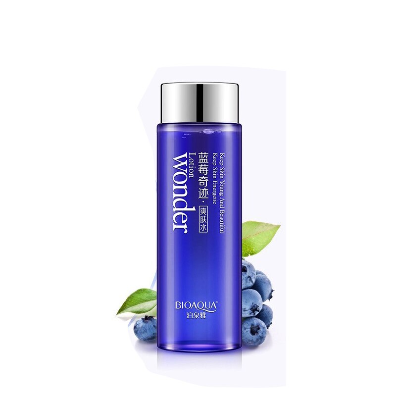 BIOAQUA Miracle Blueberry Beauty Set Hydrating Essence Face Cream Facial Cleanser Brightening BB Cream Essence Emulsion Toner