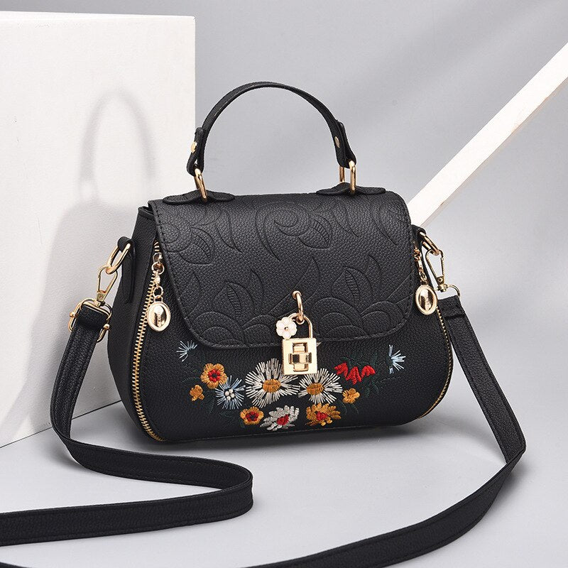 2019 Fashion Women's shoulder bag PU leather totes purses Female leather messenger crossbody bags Ladies handbags High capacity