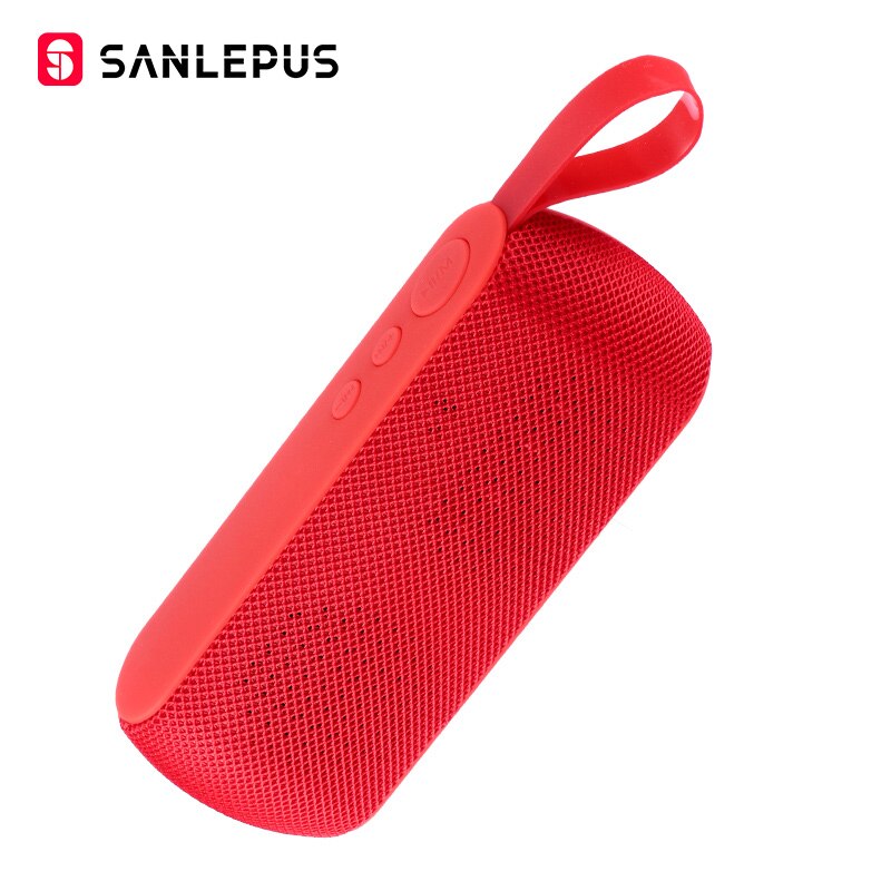 SANLEPUS HIFI Portable wireless Bluetooth Speaker Stereo Soundbar TF FM Radio Music Subwoofer Column Speakers for Computer Phone