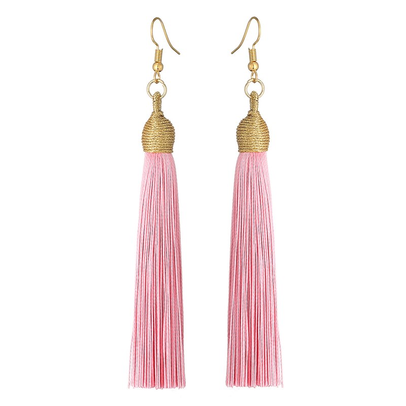 LOVBEAFAS 2021 Long Tassel Earrings For Women Boho Drop Dangle Fringe Earrings Wedding Vintage Statement Fashion Jewelry