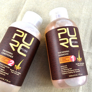 PURC Best Effect Hair Shampoo and Conditioner for Hair Growth and Hair Loss Prevents Premature Thinning Hair for Men and Women