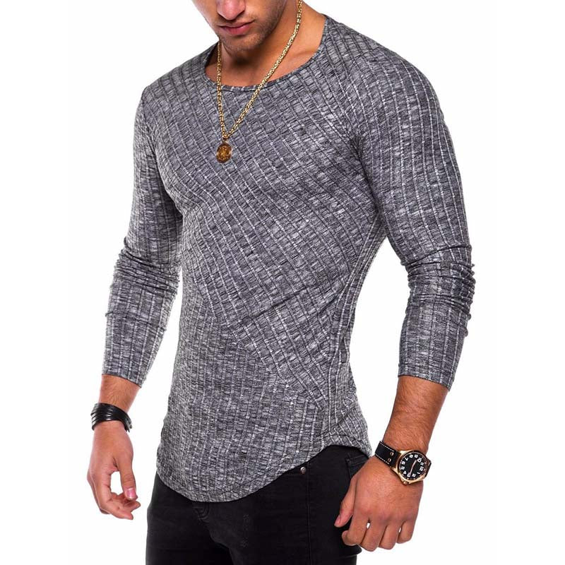 Plus Size S-4XL Slim Fit Sweater Men 2020 Spring Autumn Thin O-Neck Knitted Pullover Men Casual Solid Mens Sweaters Pull Homme