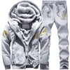 Men's large size M-9XL New Men's  Sets Autumn Sports Suit Sweatshirt + Track Pants Clothing For Men 2 pieces Sets Slim Outerwear