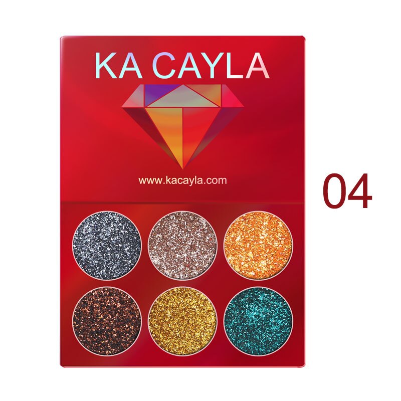 5 Style Palette Of Eye Shadow Cosmetics Matte Glitter Shimmer Shine Pearlescent Waterproof Sexy Big Eye Makeup Eyeshadow TSLM1