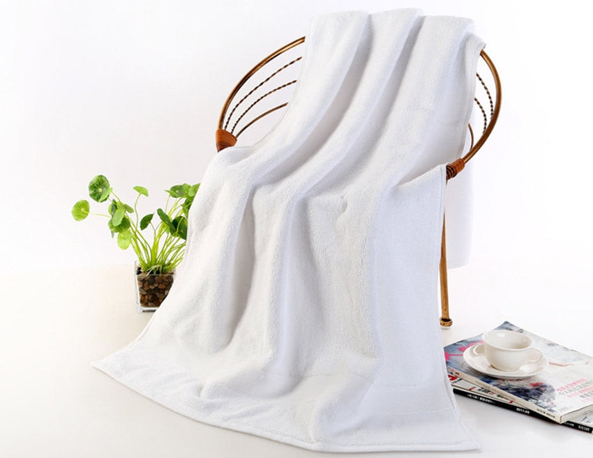 Egyptian Cotton Beach Towel Terry Bath Towels Bathroom 70*140cm 650g Thick Luxury Solid for SPA Bathroom Bath Towels for Adults