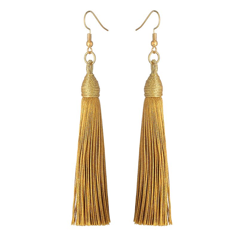 LOVBEAFAS 2021 Long Tassel Earrings For Women Boho Drop Dangle Fringe Earrings Wedding Vintage Statement Fashion Jewelry