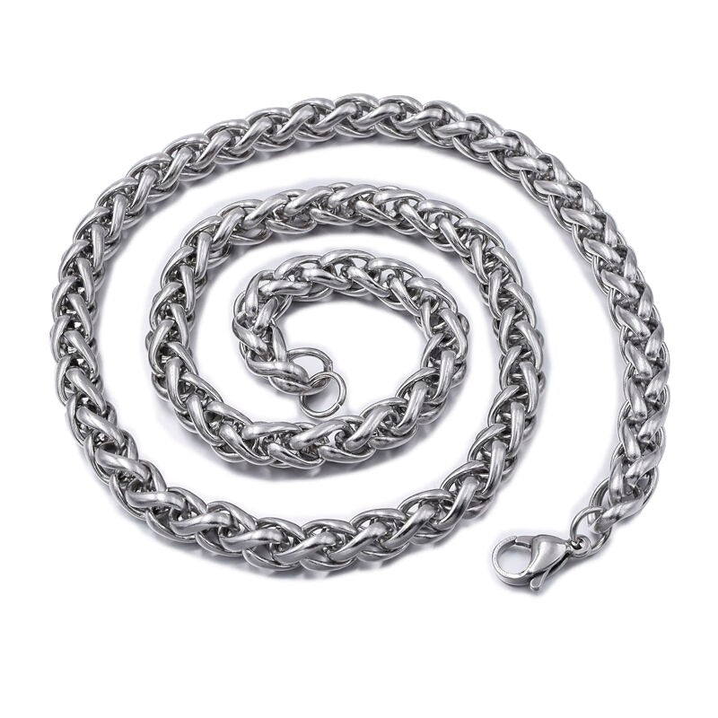 GOKADIMA Stainless Steel Chain Necklace for mens Jewelry