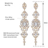 Minmin 2019 New Chandelier Shape Bridal Crystal Jewelry Sets for Women Earrings and Bracelet Sets Wedding Accessory EH162+SL037