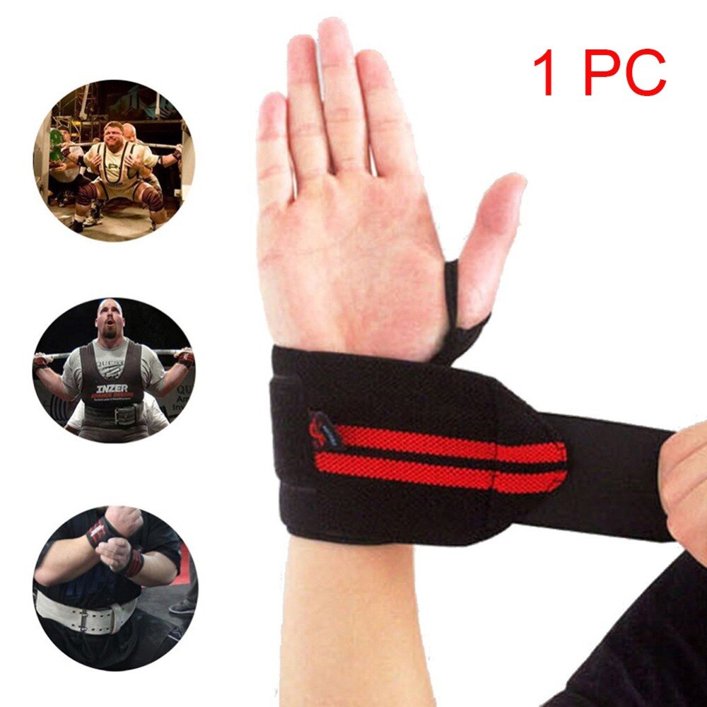 1Pc Crossfit Weightlifting Gym Glove Dumbbell Kettlebell Brace Support Protector Strap Musculation Bodybuilding Gym Equipment