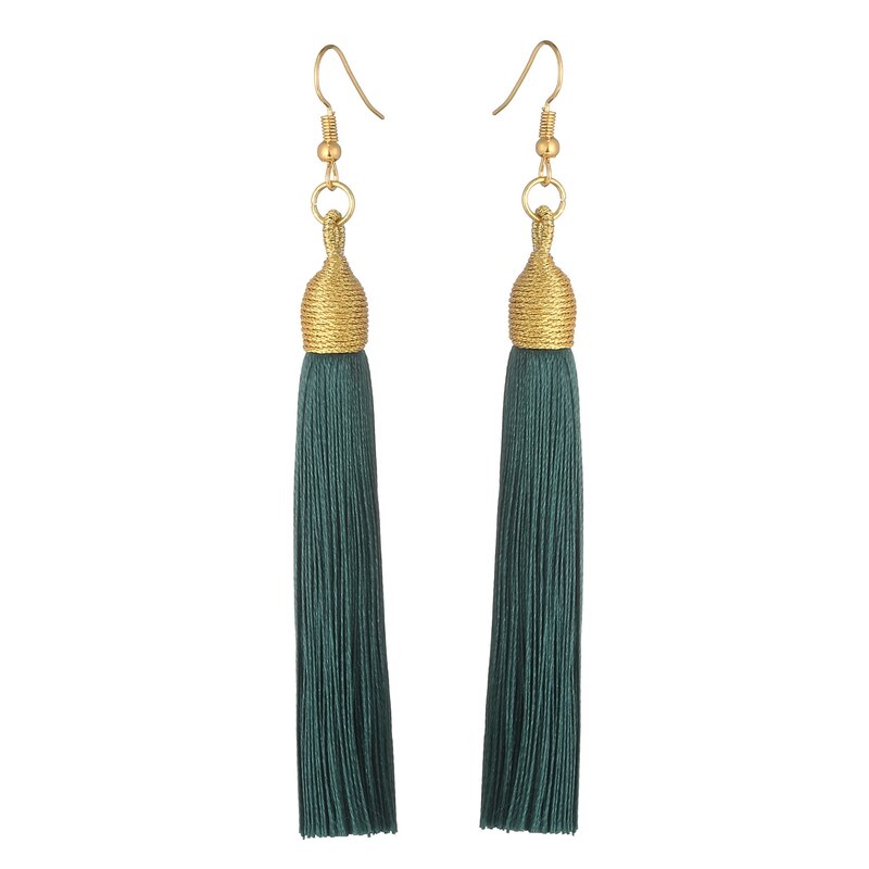 LOVBEAFAS 2021 Long Tassel Earrings For Women Boho Drop Dangle Fringe Earrings Wedding Vintage Statement Fashion Jewelry