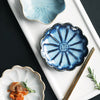 Beautiful Retro Lotus Ceramic Plate Porcelain Kiln Glazed Flower Dinner Plate Sauce Nuts Fruit Tray Party Snack Dishes Plate