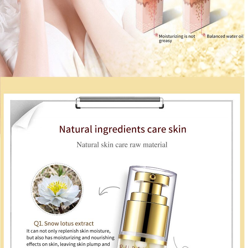 BIOAQUA Pure Pearl Collagen Hyaluronic Acid serum Face Skin Care Moisturizing Hydrating Anti Wrinkle Anti Aging Essence Cream