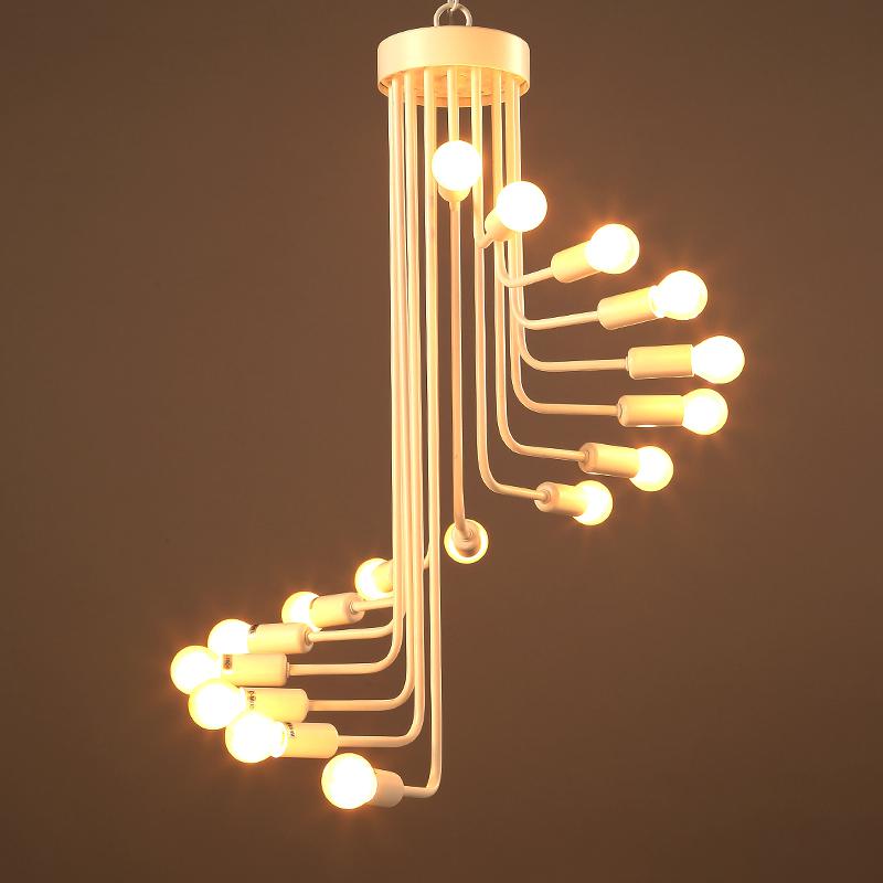 Modern LED Nordic lamps living room Lighting Fixtures bar chandelier restaurant hanging lights cafe novelty dining chandeliers