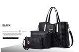 2022 Brand Women's Luxury Composite Shoulder Bags Ladies Handbags Clutches Bags Set 3 High Quality Sac A Main Femme De Marque