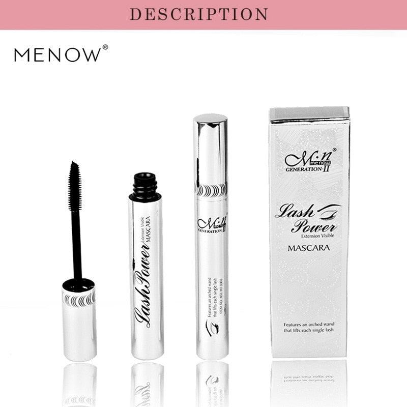 Menow New Makeup Curling Mascara Large-capacity False Eyelashes Waterproof Anti-sweat Anti-grease Cosmetic Eyes make up