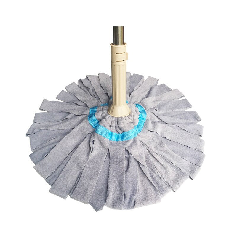 UNTIOR Microfiber Self-twisted Spin Mop Magic Hand-Free Washing Floor Cleaning Dust Mops With Removable Replace Mop head