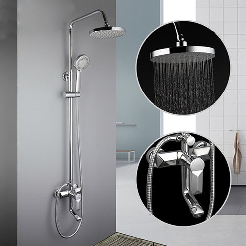 Frap Shower Faucets Top Quality Contemporary Bathroom Shower Faucet Bath Taps Rainfall Shower Head Set Mixer Torneira