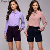 Women Fashion Bow Tie Chiffon Blouse Shirt 2020 Spring Autumn Elegant Office lady Blouses Long Sleeve Casual Shirts Solid Tops