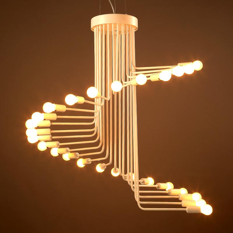 Modern LED Nordic lamps living room Lighting Fixtures bar chandelier restaurant hanging lights cafe novelty dining chandeliers