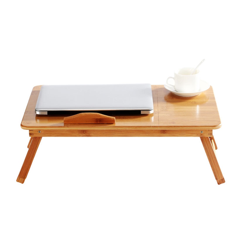 Adjustable Bamboo Computer Stand Laptop Desk Notebook Desk Laptop Table For Bed Sofa Bed Tray Picnic Table Studying Table