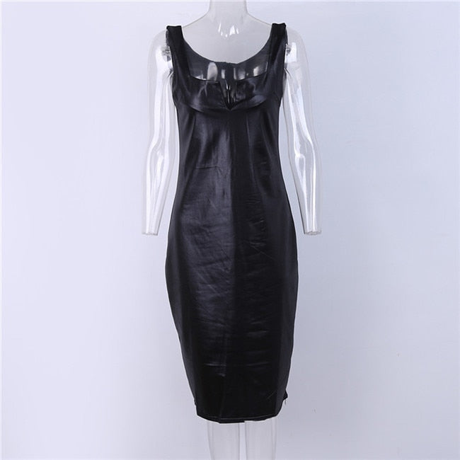 New Fashion Sexy Summer Fashion Women Bandage Dress Ladies Sleeveless Black Short Dress Fashion Women Clothing