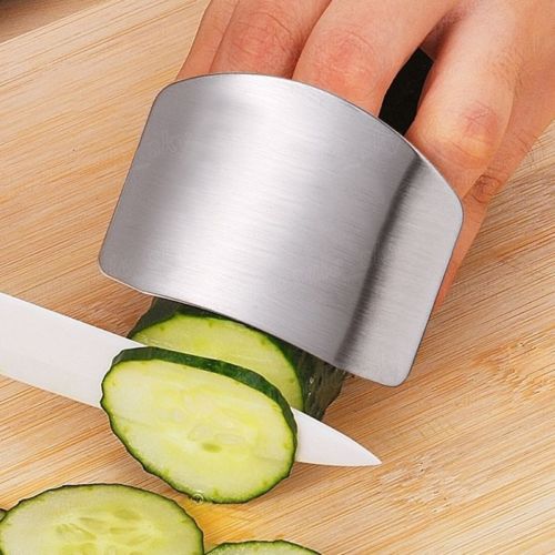 Stainless Steel Kitchen Tool Hand Finger Protector Knife Cut Slice Safe Guard