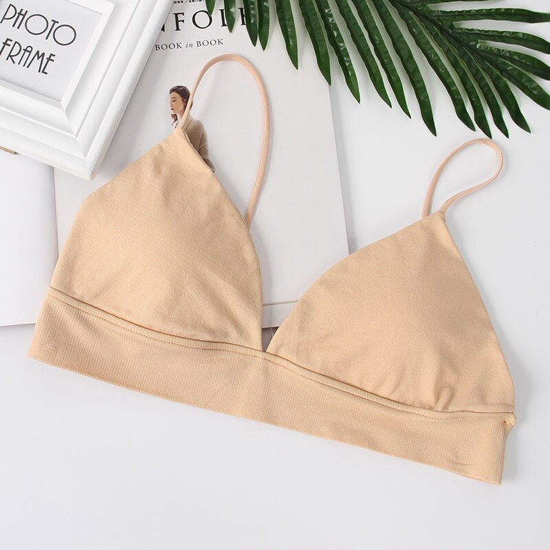 Comfort Wireless Female Underwear Sexy Deep V Bras Women Push Up Seamless Bra