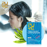 PURC Seaweed conditioner Bar shampoo soap Vegan handmade repair damage frizzy hair shampoo soap