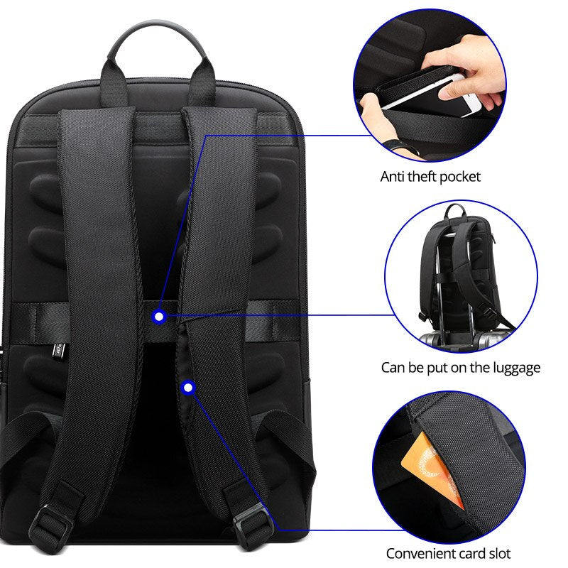 Stylish Mochila Daypacks Men Ultra Slim Laptop Backpack Ultra Light Computer Backpack Bags Water Repellent Men Back Pack Bags