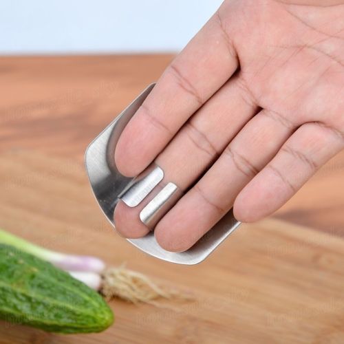 Stainless Steel Kitchen Tool Hand Finger Protector Knife Cut Slice Safe Guard