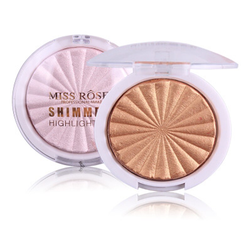 Glowing Set Highlighter Makeup Palette Base Illuminator Highlights Facial Outline Gold Bronze A00157XX