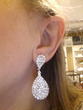 3 PCS Luxury Wedding Bridal Jewelry Sets for Women Necklace Bracelet Australia Crystal Long Earring Set