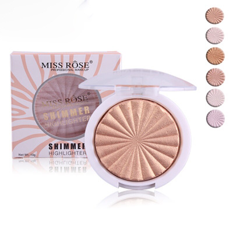 Glowing Set Highlighter Makeup Palette Base Illuminator Highlights Facial Outline Gold Bronze A00157XX