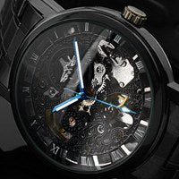 2022 WINNER Men Gold Watches Stainless Steel Band Automatic Mechanical Watch Male Skeleton Wristwatch Luxury Brand Sports Design