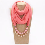 2020 Necklace Pendant Scacarves Women Foulard Femme Accessories Muslim Hijab Stores