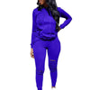 2021 New Two Piece Set Tracksuit Women Spring Sportwear Suit Hoodies Sweatshirt+Hollow Pants 2 Piece Set Women Outfits Sets