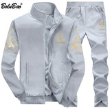 BOLUBAO Men Tracksuit Outwear Set 2 Pieces Autumn Sporting Male Fitness Sweatshirts & Sweatpants Sets Men's