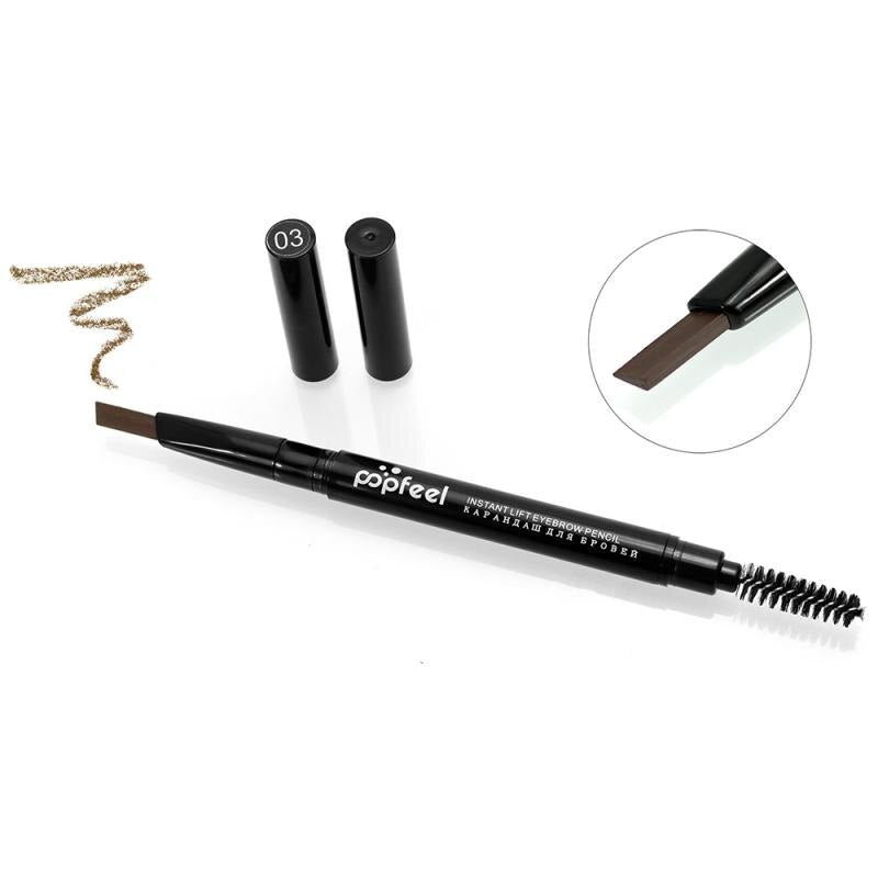 Popfeel 5 Colors Waterproof Eyebrow Pencil Long Lasting Not Blooming Easy To Color Eye Brow Pen Make Up Beauty Tools TSLM1