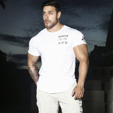 Mens Cotton T-shirt 2018 New Gyms Fitness Workout t shirt Man Summer Casual Fashion Creativity Print Tees Tops Brand Clothing