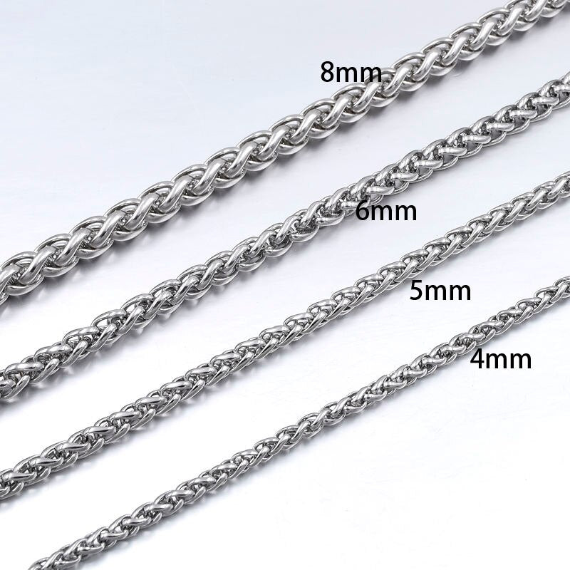 GOKADIMA Stainless Steel Chain Necklace for mens Jewelry