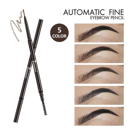 Waterproof Natural Long Lasting Paint Tattoo Eyebrow Black Brown Eyebrow Pencil With Brush Makeup