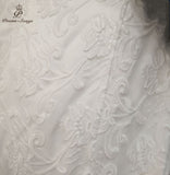 New style Boat Neck beautiful sequined wedding dress 2021 for wedding Vestido de noiva Mermaid wedding dresses robe de mariee