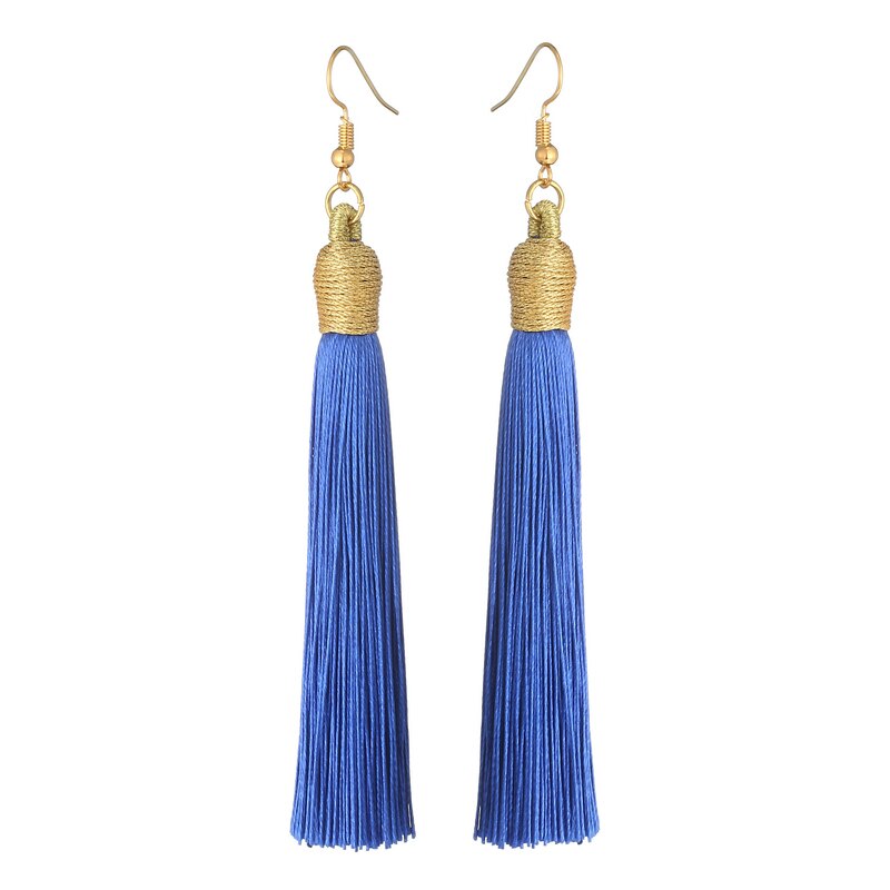 LOVBEAFAS 2021 Long Tassel Earrings For Women Boho Drop Dangle Fringe Earrings Wedding Vintage Statement Fashion Jewelry