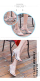Women SandalsTransparent PVC Sandals Women Pointed Clear Crystal Cup High Heels Stilettos Sexy Platform Peep Toe Wedding Shoes